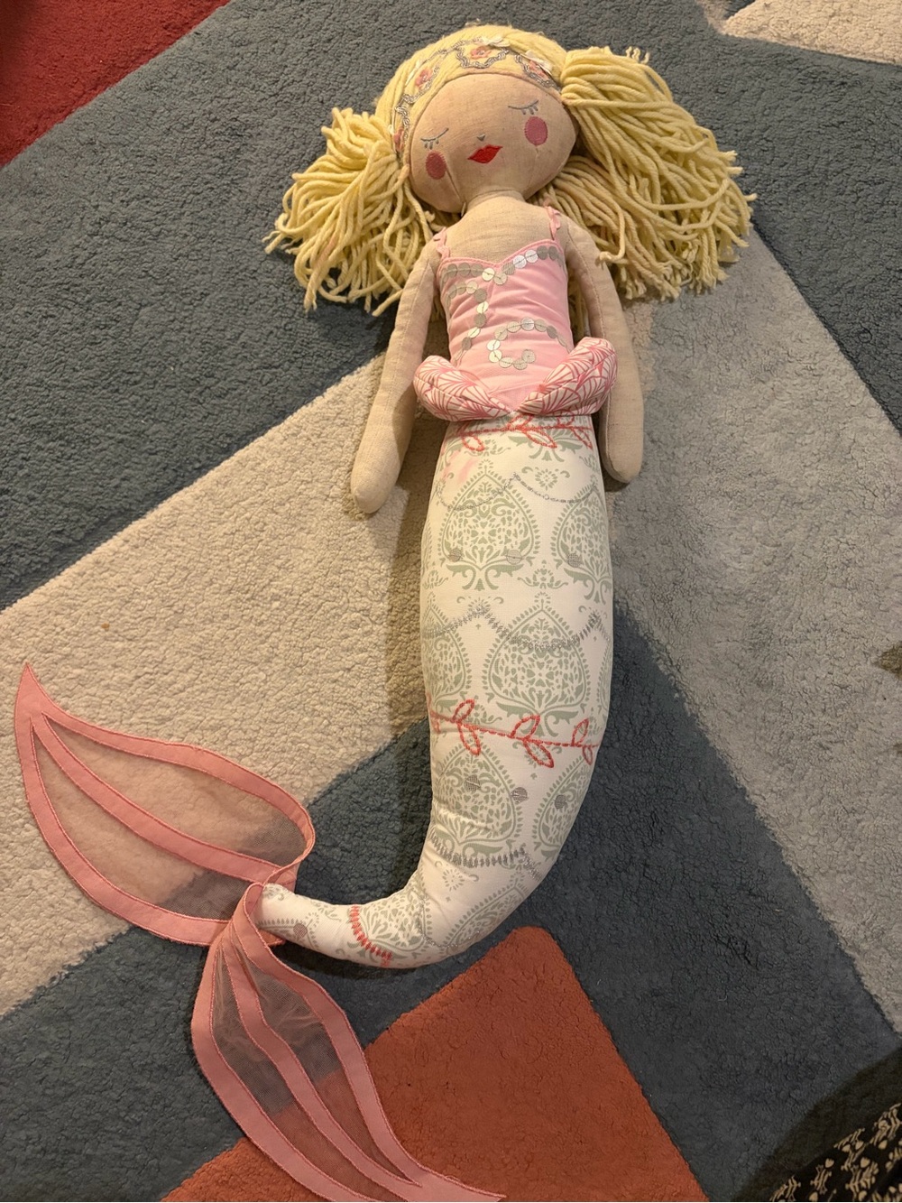 Pottery Barn Kids Sirene Mermaid Plush Doll